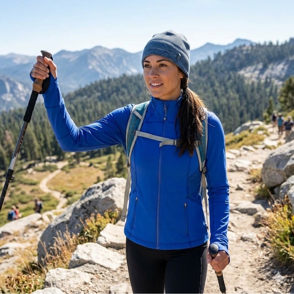 Kirkland Signature Blue Full-Zip Active Jacket